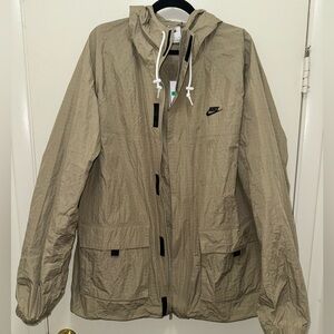 NIKE CLUB BOWLINE Water Repellent Lightweight Hiking Windbreaker Type JACKET